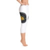 Low Life & Misfit Capri Leggings Yellow & Brown - Image 4